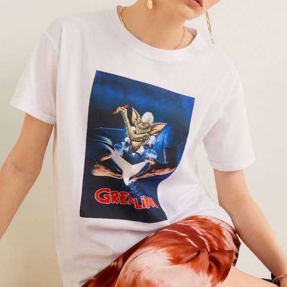 NWT Mango Gremlins cotton t-shirt - Picture 3 of 6